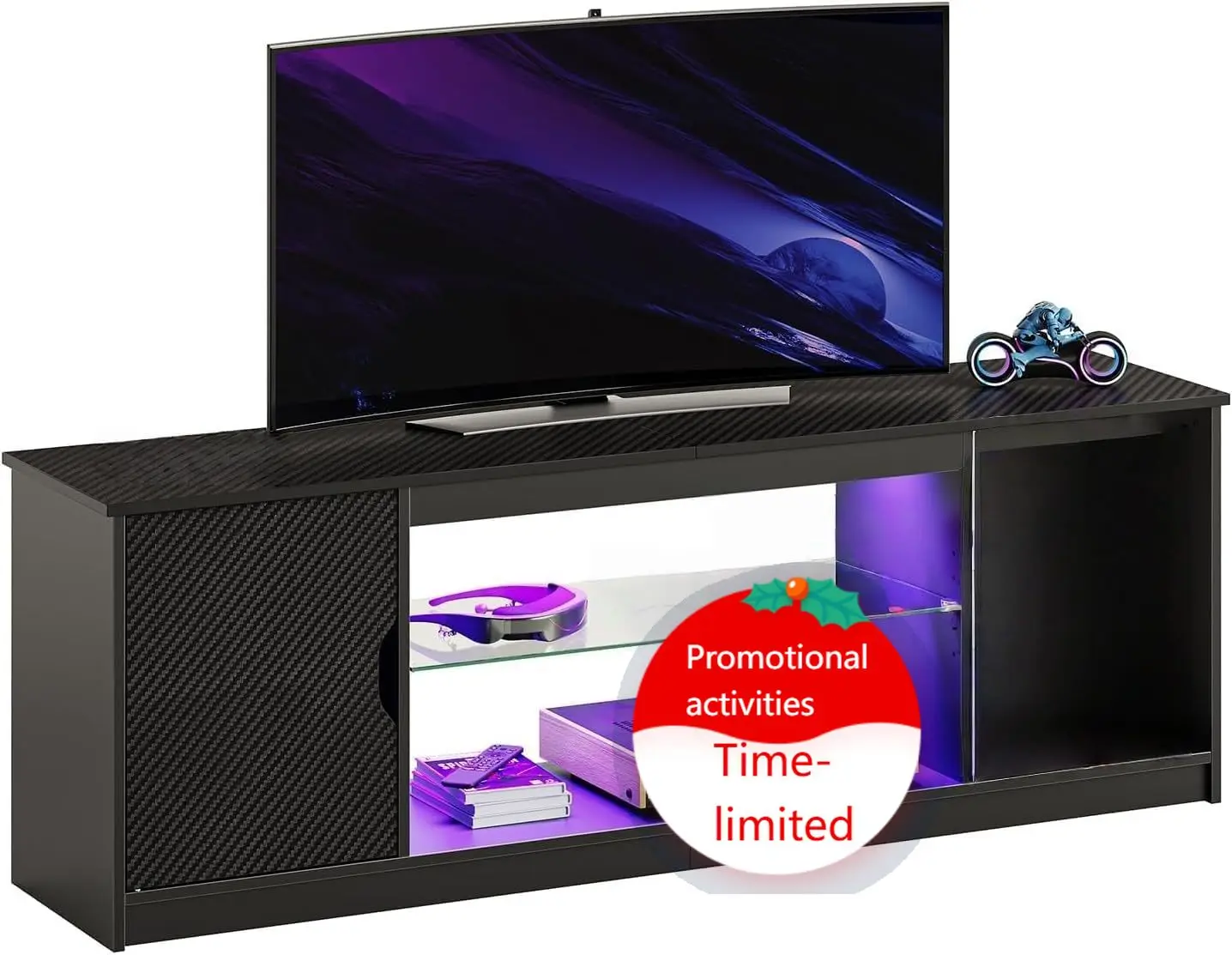 Gaming Console Cabinet - Meuble de divertissement pour console de