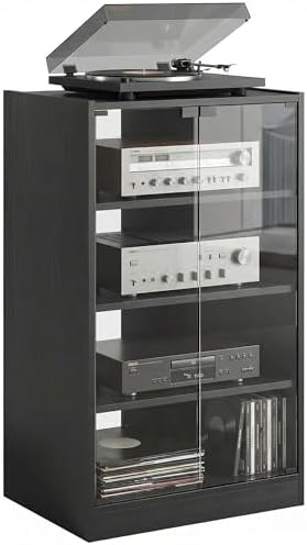 Gaming Console Cabinet - Meuble multimédia, meuble stéréo à 4