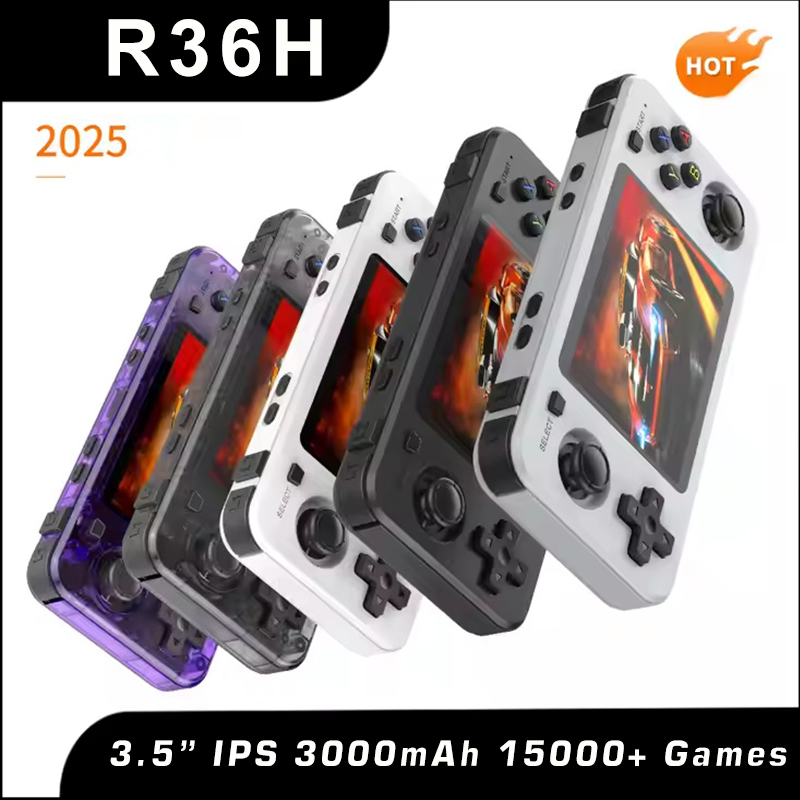 Gaming Console Android - Nouvelle Console portative rétro R36H, système