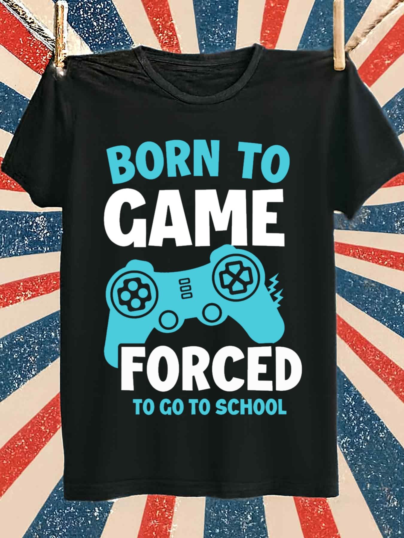 Gaming Console Logo - T-shirt de jeu pour homme Born