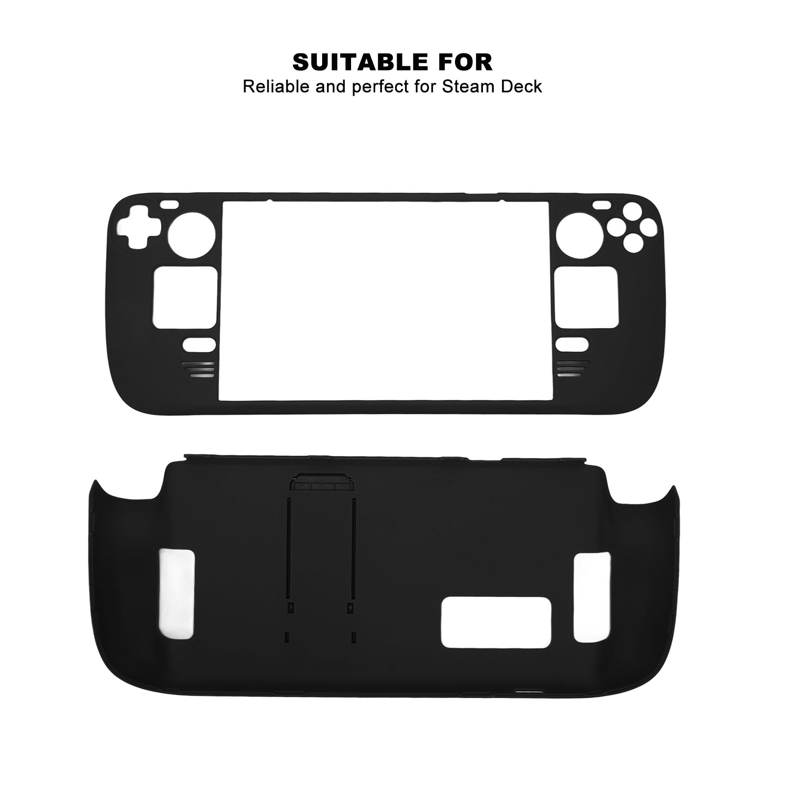 Gaming Console Steam Deck - Étui de béquille universel mains libres,