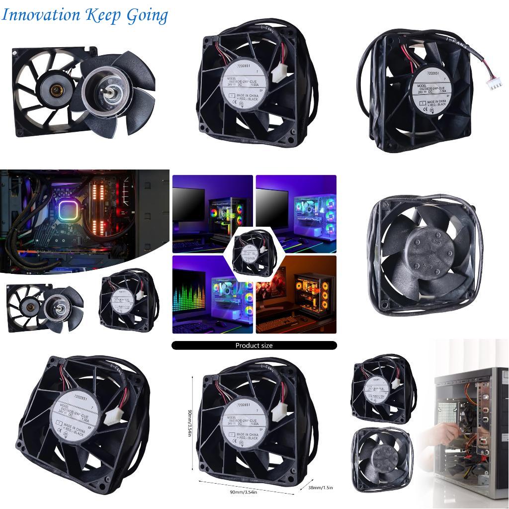 Gaming Console Cabinet - E65C 90X90X38MM 24V 1.5A Ventilateur PC