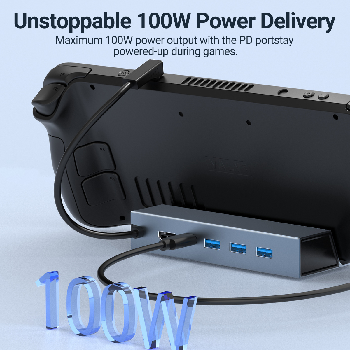 Hub de jeu USB-C 5 en 1, stati - Gaming Console Steam Deck avis et prix