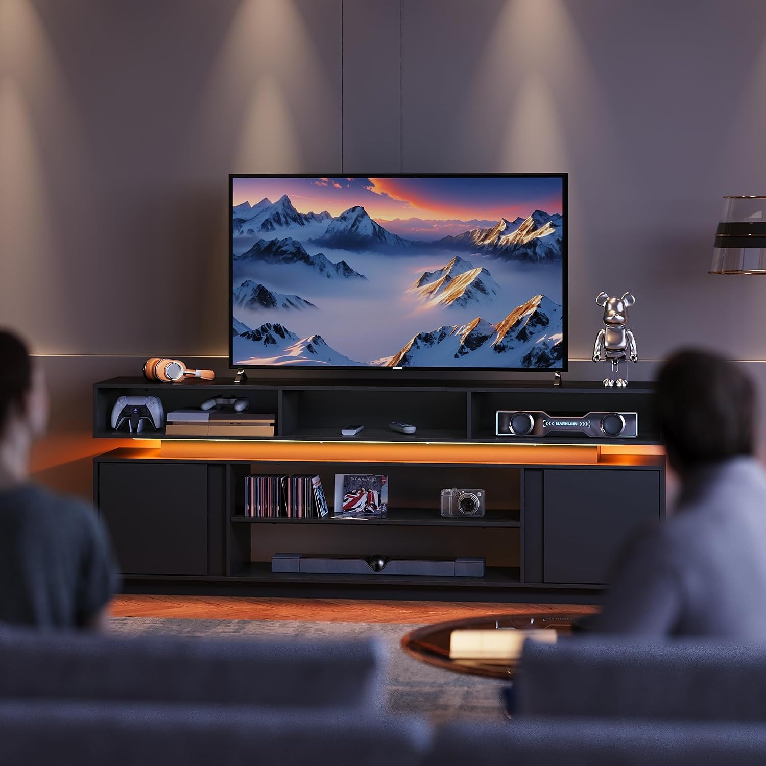 Meuble TV moderne pour télévis - Gaming Console Cabinet avis et prix