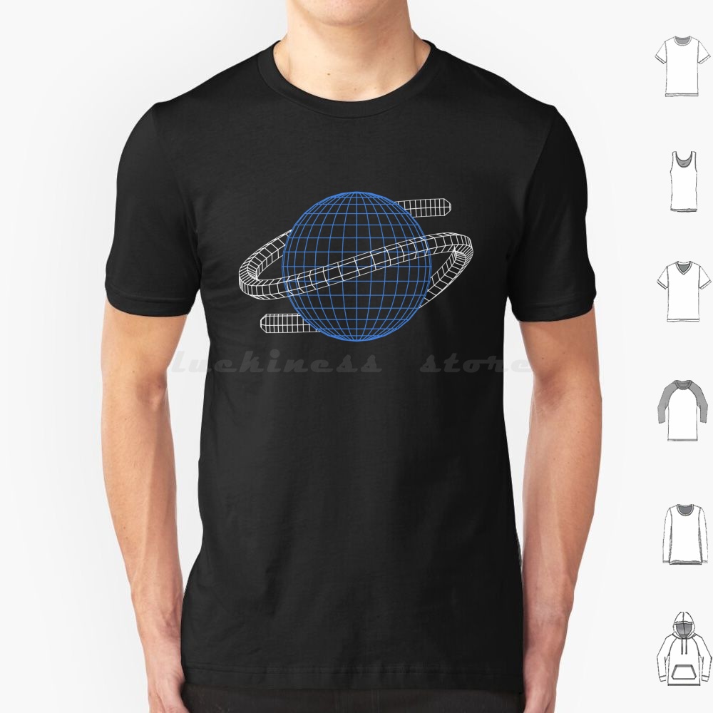 Saturn Wireframe t-shirt homme - Gaming Console In 90S avis et prix
