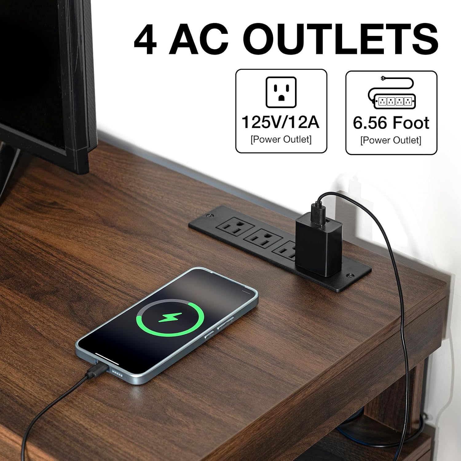 Meuble TV LED avec prises élec - Gaming Console Cabinet avis et prix