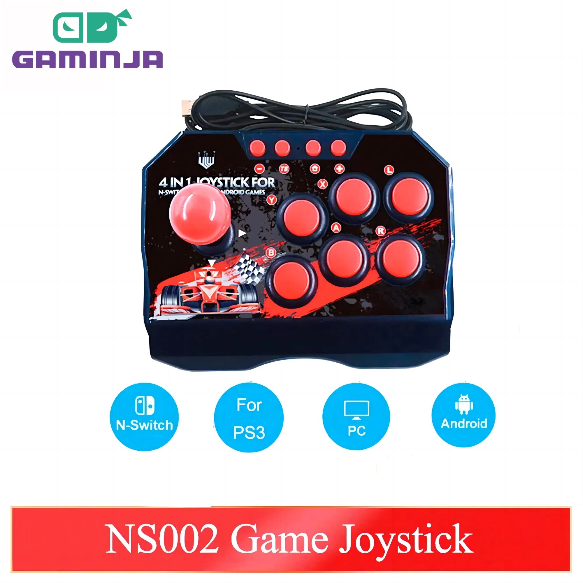 GAMINJA NS002 4 En 1 Rétro Arc - Gaming Console Android avis et prix