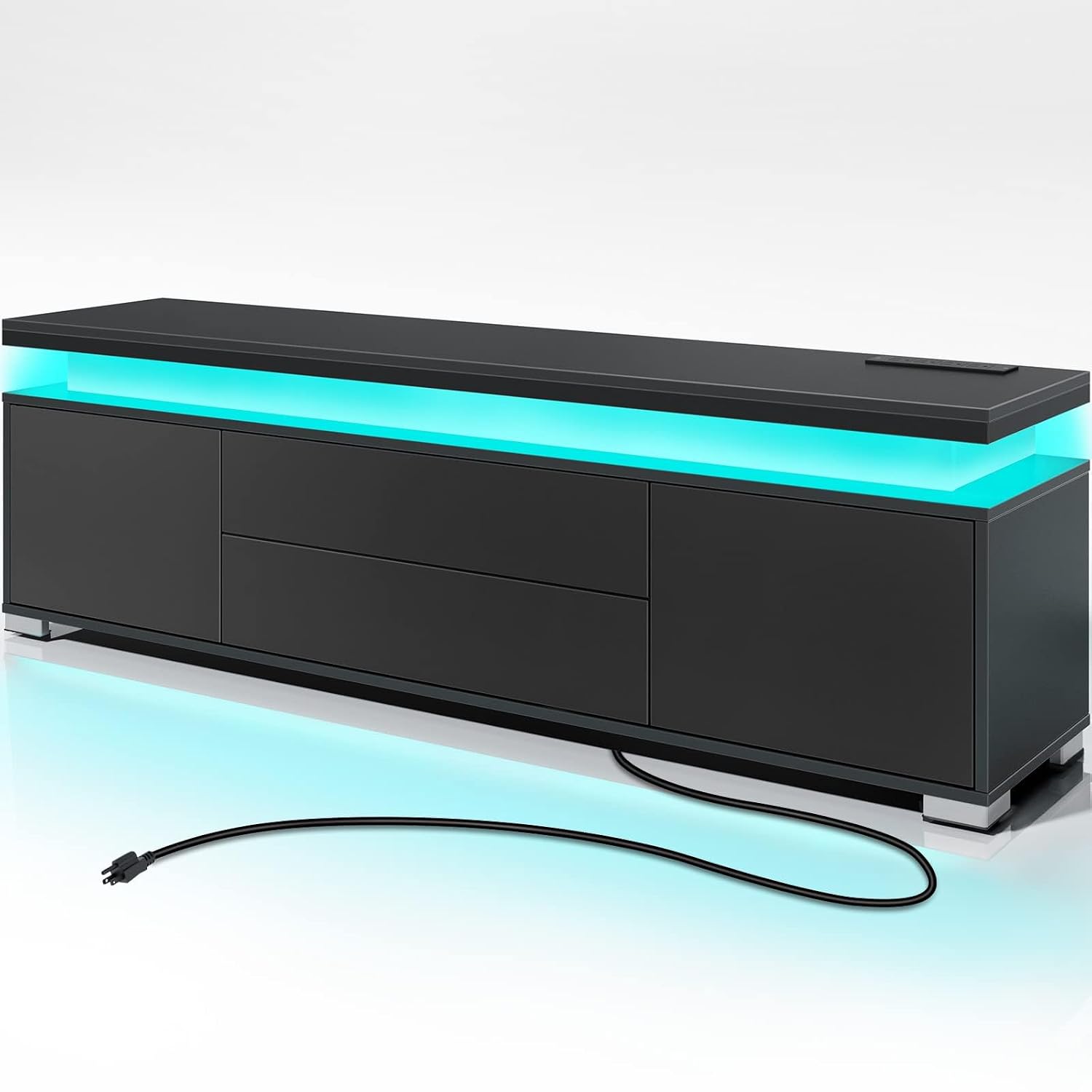 Meuble TV avec prise de couran - Gaming Console Cabinet avis et prix